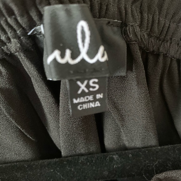 NWT lulus off shoulder black blouse long sleeve XS - Picture 5 of 9